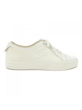Chanel Size 39 White Sneakers